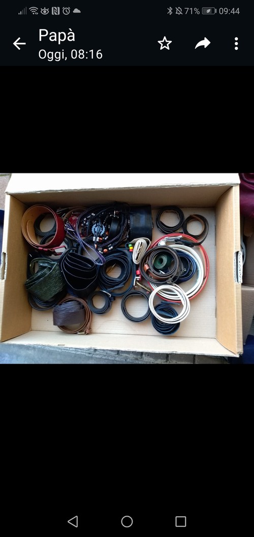 CINTURE PER VESTITI E CALZONI 