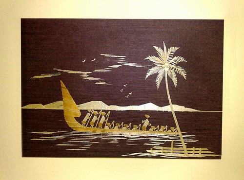 quadro di artigianato in bamb�