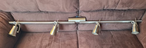 Applique acciaio con faretti 