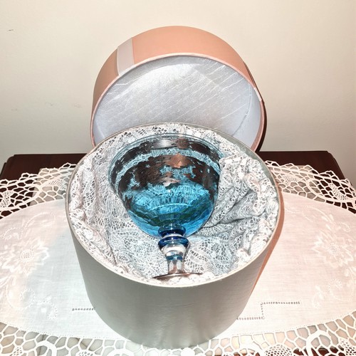 Alzata a coppa vintage Tecnostudio Andria  in vetr