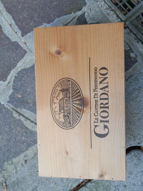 Cassetta vini Giordano Gattinara 1964